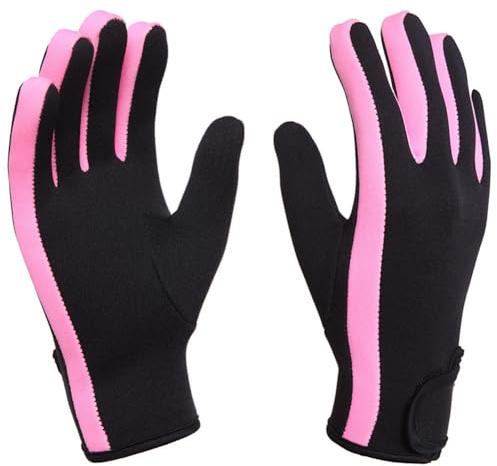 Wetsuit Gloves 3mm Neoprene Anti-slip Thermal Diving Gloves with Adjustable Wrist Strap for Men Women Teens Scuba Diving Snorkeling Kayaking Swimming Surfing Paddling Sailing Fishing Water Sports
