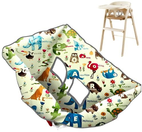 Housse De Protection pour Caddie - Housse De Poussette Et House De Siège Enfant, Accessoires D'hygiène pour Les Déplacements, Le Restaurant Et Les Voyages pour Caddie Chaise Haute Salle À Manger Espa