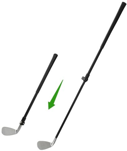 Barn Driver Golfklubba Teleskopiskt Svingträningshjälpmedel för Juniorer | Aluminiumlegerad Barnputter Golfklubba Passar pojkar och flickor, golfträning i bakgård, på driving range samt