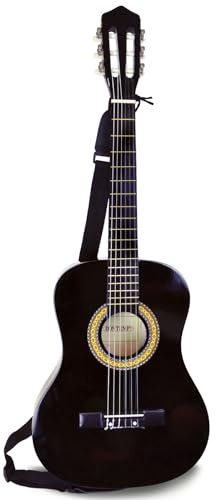 Bontempi- Guitare, 229210, Noir, 92 cm