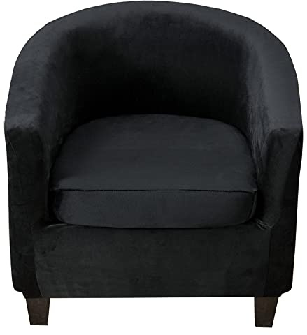 CHNSHOME Funda de sillón Chesterfield Fundas para sillas de Club Funda de Silla de Bar elástico Fundas de Silla de cóctel Tullsta
