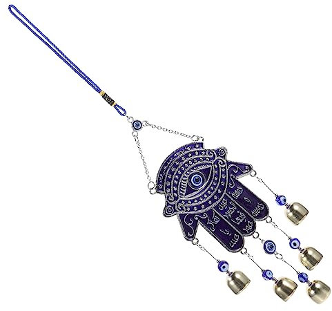 SEWOART Home Wind Chime Evil Eye Pendentif Décoratif Métal pour Jardin Le Mauvais Œil Ornement Suspendu pour Balcon Et Courtyard
