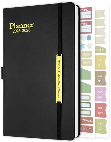 Kalender 2026 2027 Buchkalender A5 Terminkalender - Softcover Wochenplaner 18 Monats Terminplaner Planer Notizbuch-Business Taschenkalender Agenda Arbeitskalender für Geschäfts und Arbeitsplanung