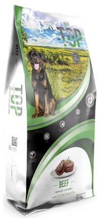 Top Beef - Gusto manzo, cibo secco adatto al mantenimento di cani adulti di tutte le taglie - 10 kg