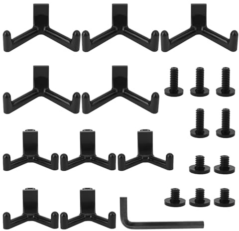 21pcs Tool Hooks for Suncast and Lifetime, Storage Shed Hooks Tool Hanger Garage Wall Organization for Shed Shelves Accessories Shovels Rakes Organizer