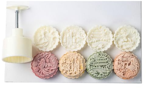 Stampi per torte di luna, plastica ABS, stampa a mano, stampo per dolci cinesi, accessori da cucina, accessori da forno