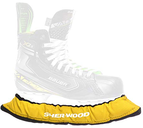 Sherwood Unisex Eishockey Sher wood Pro Kufenstrumpf Senior, gelb, Einheitsgröße EU