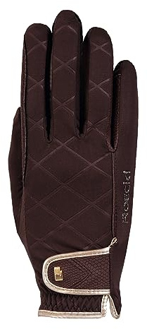 Roeckl Sports Reithandschuh Julia, Ladies Winter Handschuh, Mokka 8.5