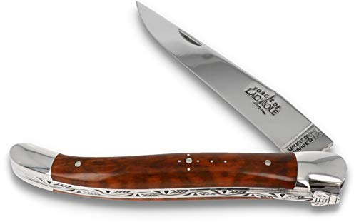 Forge De Laguiole - 11 cm Taschenmesser - Griff Schlangenholz Amourette - Backen und Klinge 9 cm glänzend