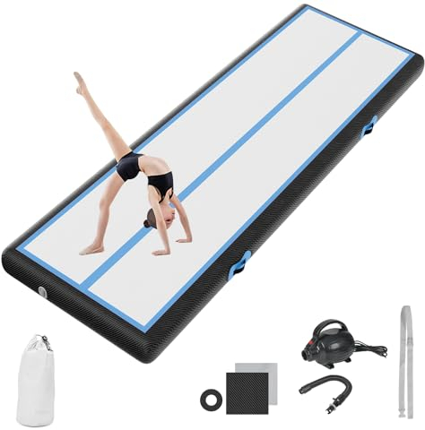 airtrack matte mit elektrischer Luftpumpe 20cm hoch 3 M Tumbling Matten Aufblasbare turnmatte Matte gymnastikmatte Yogamatte Camping Trainingsmatte