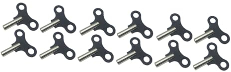 OSALADI Uhrwerkzeug 12 STK Uhrenschlüssel Hängende Uhr Hotfix-Tool Schlüssel Für Uhr Reparaturwerkzeug Für Uhr Uhr-Reparatur-Werkzeug Schlüssel Für Holzuhr Wecker Uhrwerk