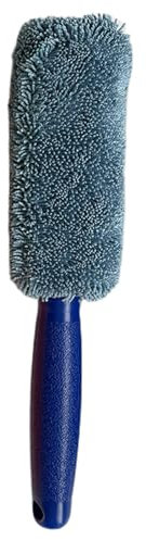 Felgenbürste für Autopflege, Felgenreinigungsbürsten, weiches Mikrofaser-Design mit rutschfestem Schrubben und schnell trocknend, Mehrzweck-Schrubber für Cabrio-Verdeck