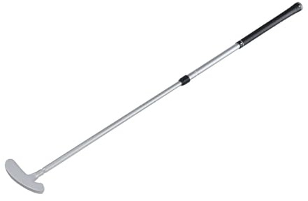 Putter telescopico per mancini e destrorsi, testa solida, impugnatura in silicone, alberi in alluminio leggero per una migliore precisione di oscillazione bastone da golf a doppia mano