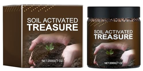 Mnozreo Activation Du Sol Treasure,Activateurs De Sol Pour Les Plates-Bandes,200G,1PC,Le Mélange De Rempotage,Les Pelouses Et Les Jardins