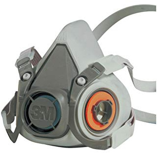 3M 6100 Reusable Half Face Mask, Small