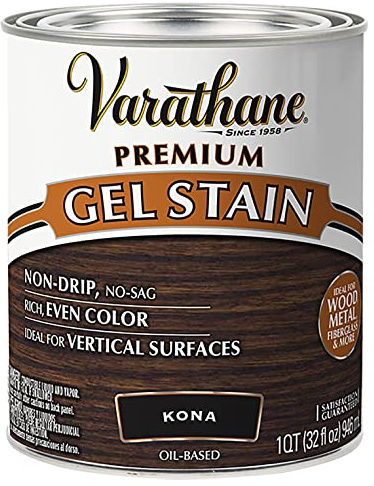 Varathane 358174 Premium Gel Stain, Quart, Kona