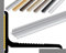 (9,49EUR/m) NALine Abschlussprofil | 22 x 15 x 900 mm | silber eloxiert | Innenwinkel Treppenbelag | Bodentiefe Fenster oder Balkon Abschluss | Sockelprofil | Wandabschlussleiste