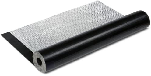 DSTOCK60 - Rouleau 5 Mètres de chape bitume aluminium paxalu – Largeur 1 m – Couvre 5m² - Découpe au mètre - Etanchéité souple pour toiture, cabane, niche...
