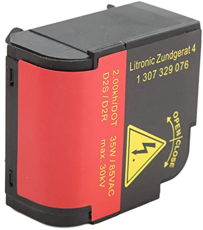 Faro Delantero de Coche, Faro Delantero Balasto D2S D2R Portalámparas, Módulo de Control de Faros de Balasto de Xenón 1307329076 Reemplazo para R50 R52 R53 2004‑2007