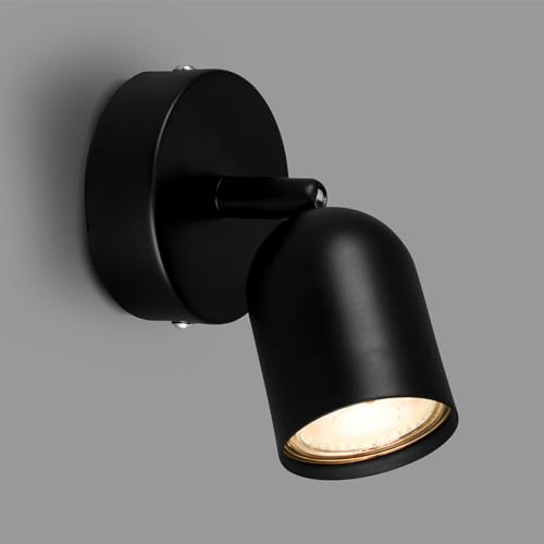 BRILONER lampada, da lettura, parete orientabile, soggiorno, metallo nero