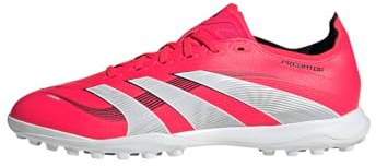 adidas Unisex Predator League Turf Football Boots, Lucid Red/Cloud White/Core Black, 45 1/3 EU