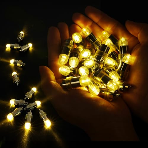 HOTUT Lot de 25 mini guirlandes lumineuses LED, pour décoration de fête, mariage, Halloween et Noël - Blanc chaud