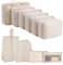Koffer Organizer Set,10 Stück Packing Cubes, Packwürfel, Reise Gadgets, Kleidertaschen, Schuhbeutel und Kosmetik-Organizer für Koffer und Reise Gadgets (Beige)