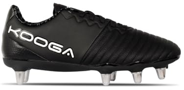 Kooga Power SG rugbystövlar för män, Svart vit, 43.5 EU
