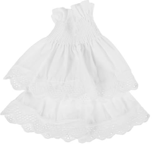Hemobllo Puños de Encaje Blanco Diseño Bohemio para Mujer Desmontables Mangas Falsas de Algodón Plisadas para Fiestas y Uso Diario