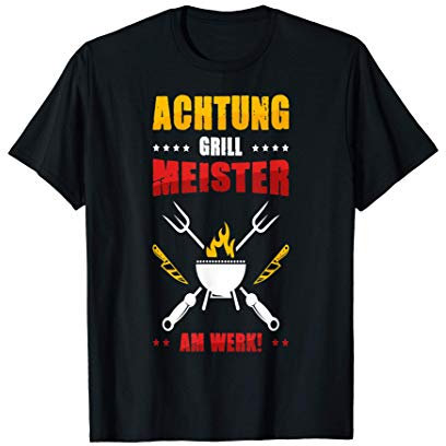 BBQ Barbecue Grill Grilling Grill Master Swivel Season Apron T-Shirt