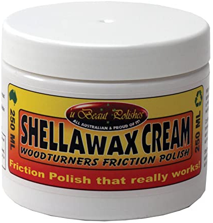 Penn State Industries U-Beaut Polishes PKSWAX250 Shellawax Cream Friction Polish Woodturner's Finish