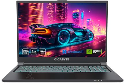 GIGABYTE - G6 (2024) Gaming Laptop - 165Hz 1920x1200 WUXGA - NVIDIA GeForce RTX 4050 - Intel i7-13620H - 1TB SSD con 16GB DDR5 RAM - Windows 11 Home (G6 MF-H2US854KH)