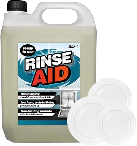 5L Rinse Aid Commercial Use Low Foaming Natural Dishwasher Cleaner Washing Liquid Detergent For Home & Professional Use (1)