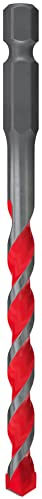 fischer 561647 D-U Hex Universal Drill Bit, 10mm, 10/90/150, for Brick/Wood/Tiles/Plastics/Steel/Concrete, Red/Silver
