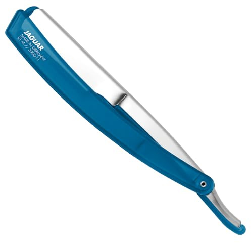 JAGUAR Rasiermesser R1 M Atlantic | Barbermesser mit rostfreiem Metallgriff