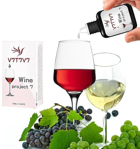 XUNYYBIN Gocce filtranti per vino, amanti del vino bianco rosso, rimozione solfiti, accessori per la pulizia insapore, filtro per istamine e solfiti, regali per lui uomini e donne (1)