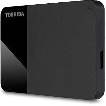 Toshiba 1TB Canvio Ready - disco duro externo portátil de 2,5 pulgadas con SuperSpeed USB 3.2 Gen 1, compatible con Microsoft Windows 7, 8 y 10, negro (HDTP310EK3AA)