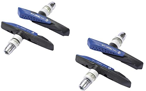 2 Pairs V-Brake Brake Pads of 72mm for bicycles, perfectly suitable for Shimano, SRAM, Tektro, Avid and XLC UVM. High-performance V Brake Blocks