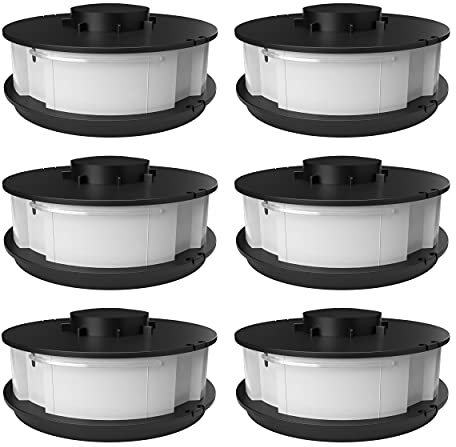 Ersatzspule Doppelfadenspule Fadenspule Spule mit Doppelfaden für Rasentrimmer passend für Einhell Elektro Rasentrimmer Modelle GC-ET 4530 und GC-ET 4530 Set (6x Spulen)