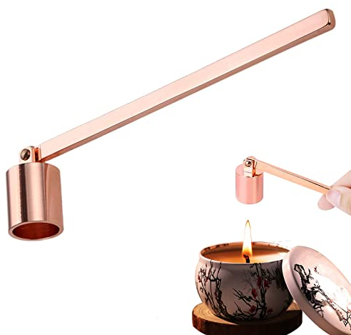 Candela Snuffer, estintore stoppino Accessorio con Manico Lungo in Acciaio Inox per la Maggior Parte delle Candele