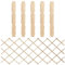 Gecheer 5X Tannenholz Massiv Rankzaun Rankgitter Pflanzengitter Rankhilfe Spalier Holzgitter Scherengitter Gartenzaun Blumengitter 180 x 80 cm (L x H)