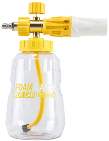 schiumogena per autolavaggio - Doccetta ad alta pressione da 1 l, Spruzzatore per irrigazione | Spruzzatore a pressione portatile per prato e giardino, Flacone spray schiumogena ad alta pressio