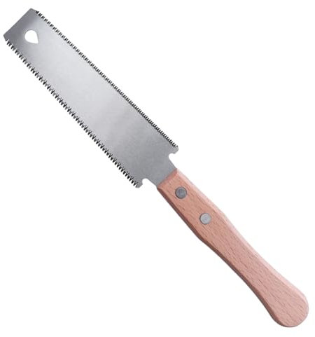 Double Side Hand Saw - Hand Saw for Cutting Wood | Light Glide with Flush Cuts for Woodworking, Wood Working, DIY Projects, Flexible Hand Saw
