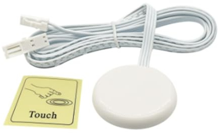 Fangxuee Panel de Madera Penetrable, Sensor Táctil Inalámbrico, Interruptor de Luz LED, Control de Barrido Manual, Regulador de Intensidad Táctil Regulable