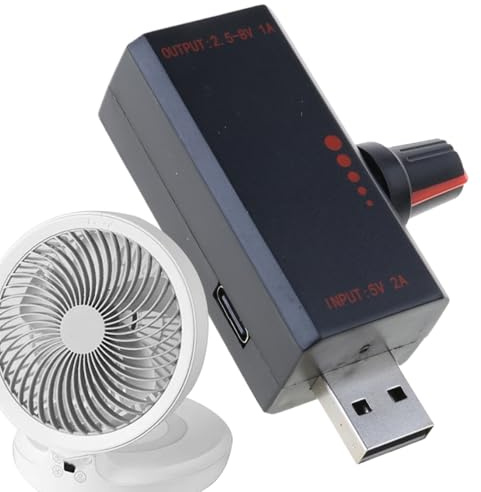 Genérico Variabel hastighet - USB-fläkt för fläktar och luftflödeshantering, 5 V induktionsfläkt med termiskt skydd | Kom och