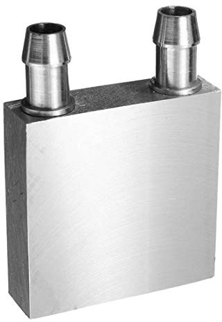Hipzeepo Bloque de Enfriamiento de Agua de Aluminio 40X40X12Mm Refrigerador para Computadora CPU Radiador
