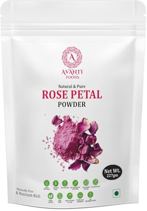 Rose Petal Powder Dried Rose Flower Powder | Tea, Drinks, Desserts & Recipes | Vegan Friendly | No Added Preservatives | Premium Floral Powder