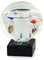 Galileo -Thermometer Glasball 12 cm für Außen- oder Innenraum, analoge, schwimmende Kugeln