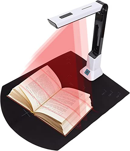 Caméra de Documents, Visualiseur/Scanner de Documents, Utilisant la Puissante Technologie OCR, Taille de Capture A4, Adaptée À l'enseignement en Ligne des Enseignants et À L'Apprentissag