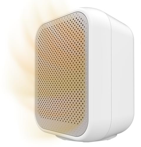 Cecotec Calefactor Cerámico de Sobremesa ReadyWarm 1500 Max Ceramic White, 1500 W, Termostato Regulable y 3 Modos de Funcionamiento, Área de Cobertura de 15 m2